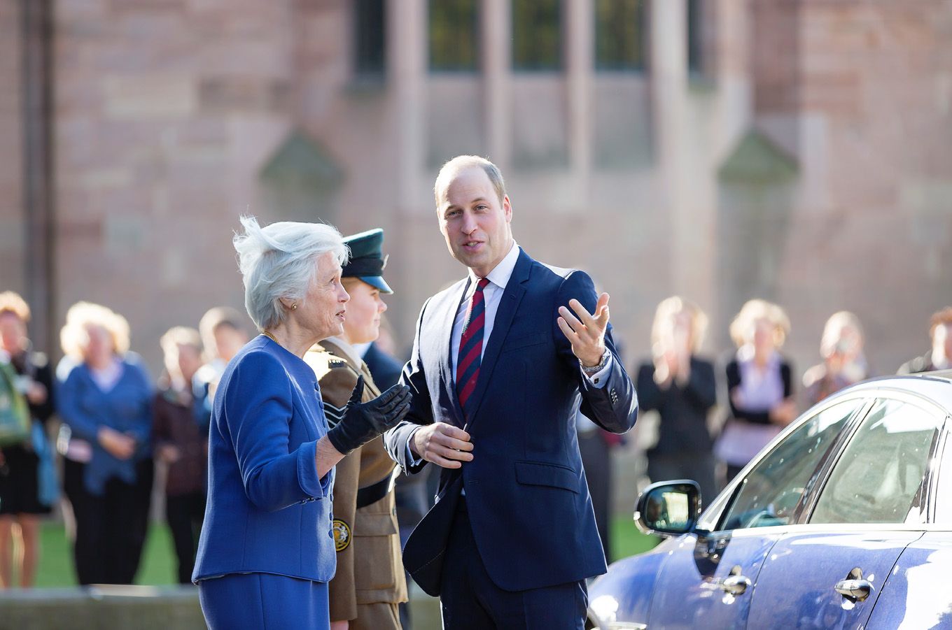 Prince William visiting Hereford