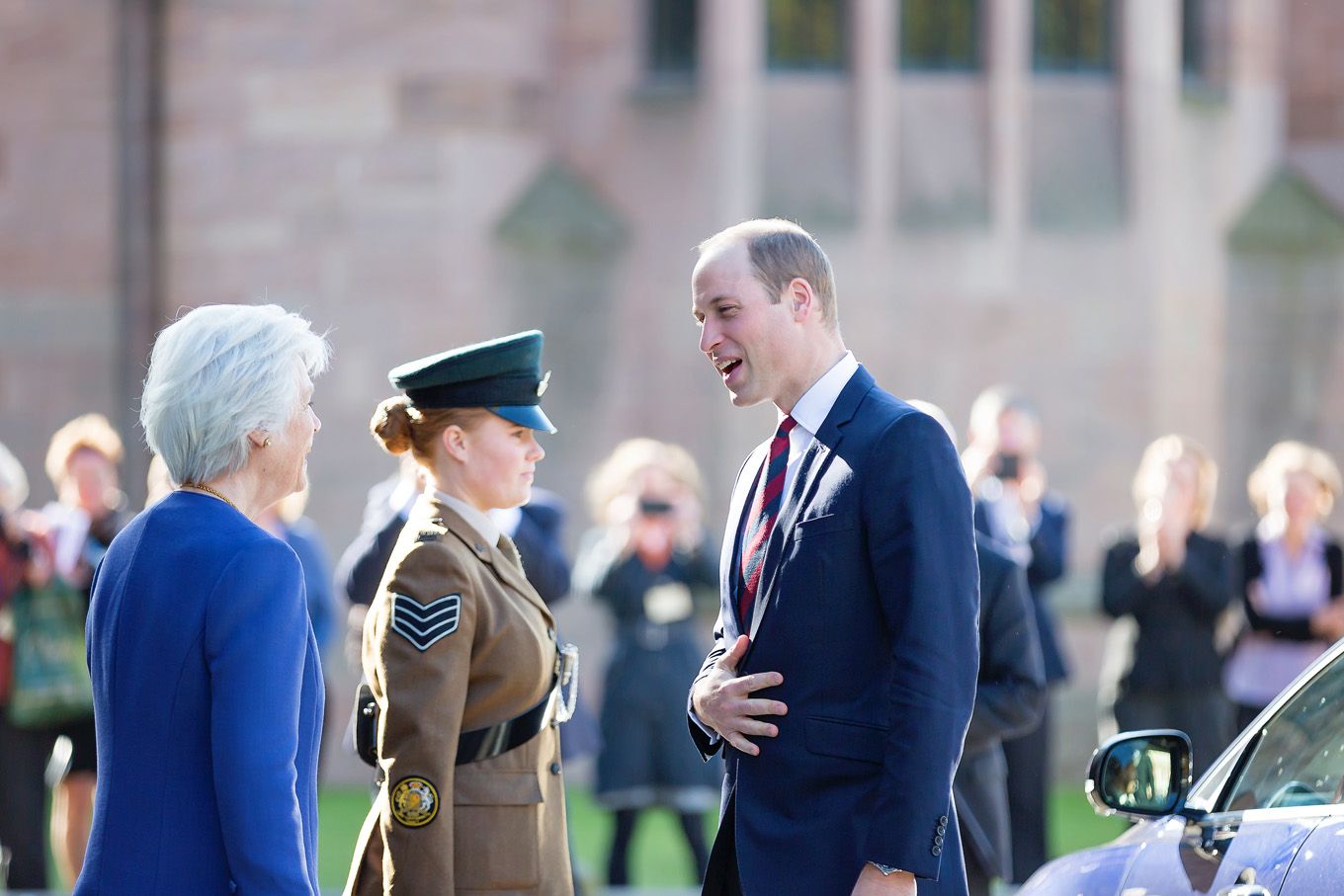 Prince William visiting Hereford